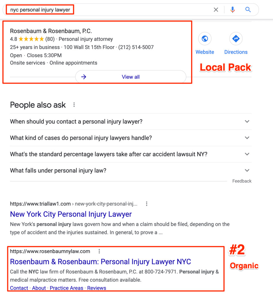 personal injury lawyer SEO