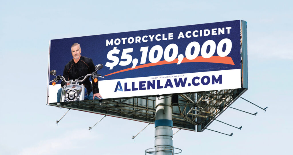 Allen Law billboard