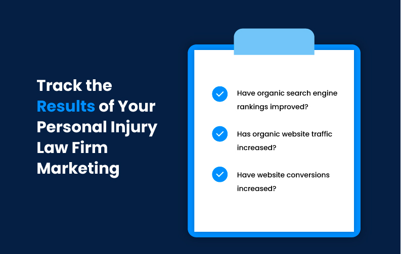 Track the Results of Your Personal Injury Law Firm Marketing