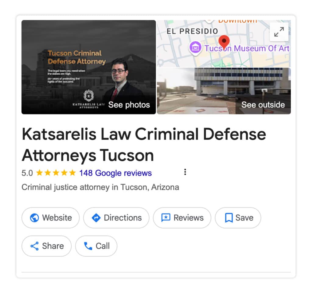 Katsarelis Law Criminal Defense Attorneys Tucson GBP