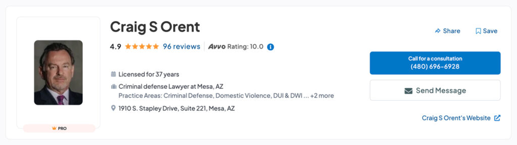 Craig S Orent Reviews